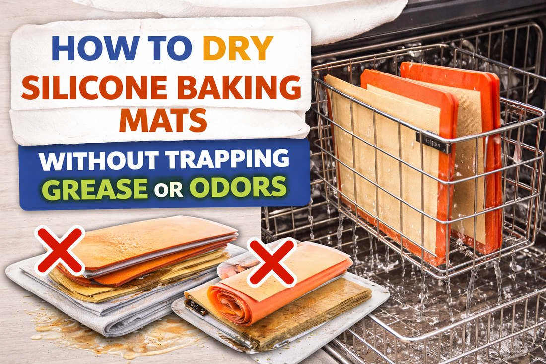 How to Dry Silicone Baking Mats Without Trapping Grease or Odors