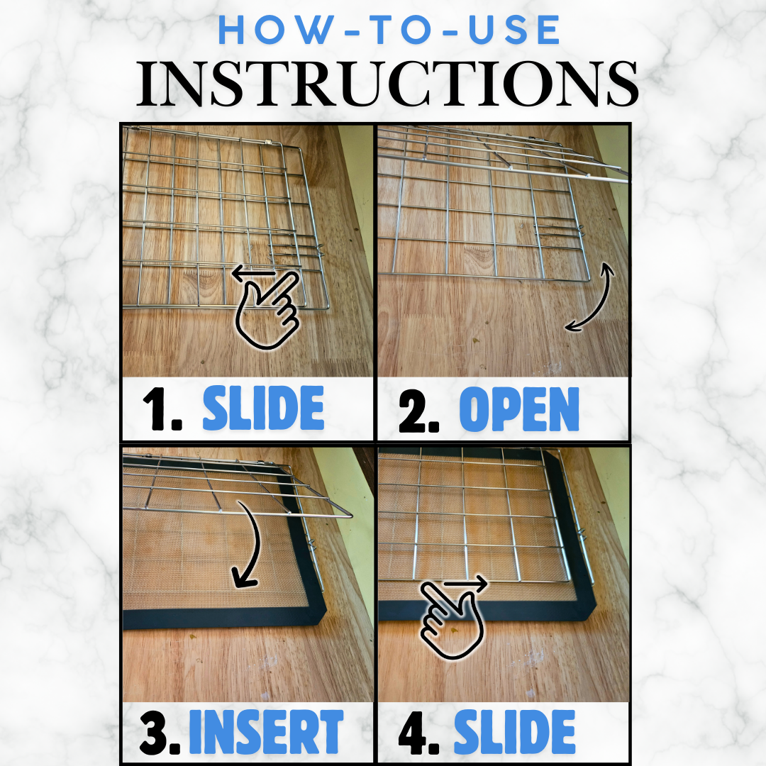 SilSpa - Silicone Baking Mat Dishwasher Caddy (Money-back satisfaction guarantee)