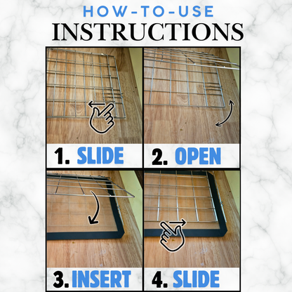 SilSpa - Silicone Baking Mat Dishwasher Caddy (Money-back satisfaction guarantee)