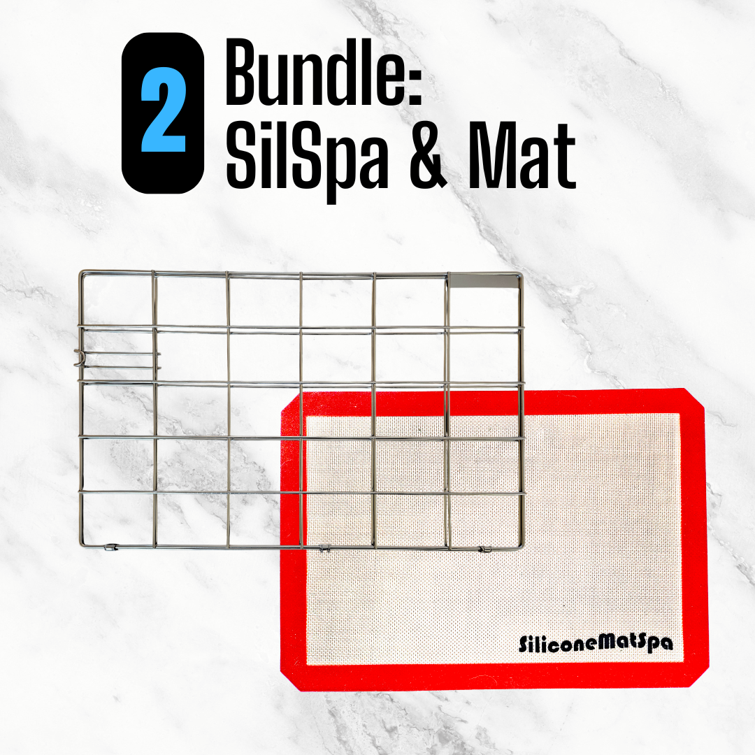 SilSpa - Silicone Baking Mat Dishwasher Caddy (Money-back satisfaction guarantee)